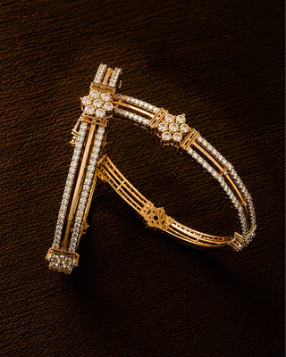 Zevarly Apsara Fine Micro Cut Bangles