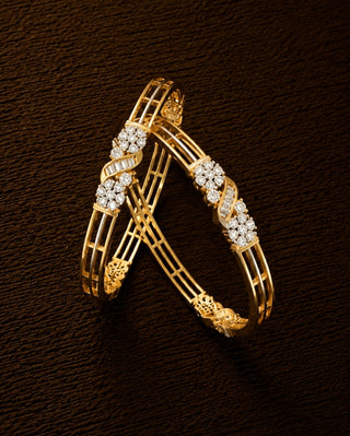 Floral Garden Teen Tar Ad Bangles - Shirpa