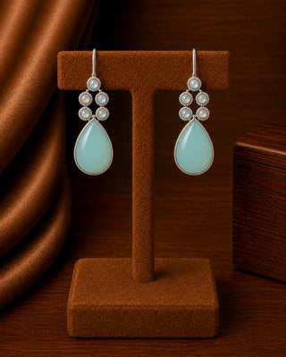 Zevarly Urvi Oxidized Earrings