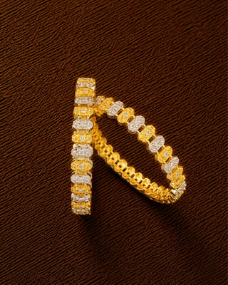 Zevarly Kovika American Diamond Bangles