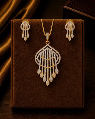 Sober Shower Drops Pendant Set -Jagriti