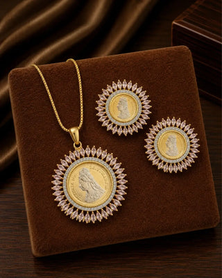 Enchanted Queen Ginni Pendant Set -Saritha