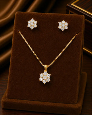 Divine Feather Pendant Set - Raakhi