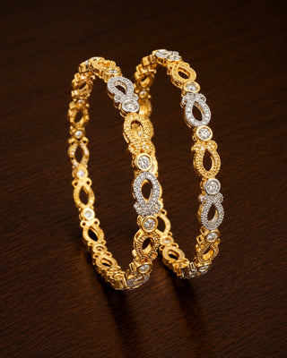 Zevarly Anushka Fashionable AD Bangle