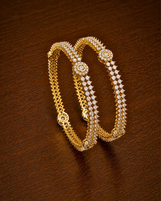 Zevarly Sanidhya AD Bangles