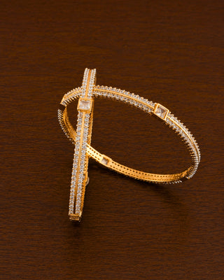 Zevarly Jiyana Cubic Zircona Bangles