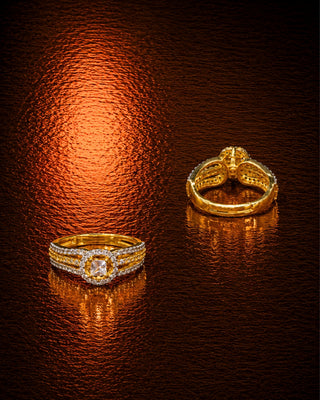 Minimal Modern Solitare Adjustable Ring - Aradhya