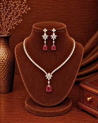 Zevarly Rivya Gorgeous Gold plated Neck Piece