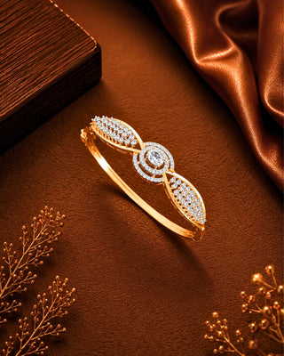 Zevarly Abaya Massive CZ Bracelet