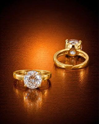 Signature Solitare Dual Tone Ring - Nysa