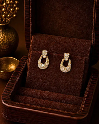 Beautiful Cutie Dailywear Gold Plated Earrings - Bebo