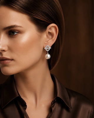 London Underground Rhodium Anti Tarnish Studs - Manhttn - Zevarly (image 3)