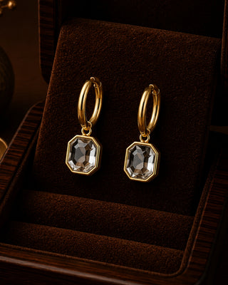 Crystal Octo Drop DemiFine Earrings - Nivea