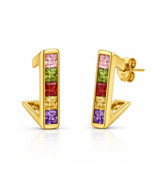 Multi Channel DemiFine Earrings - Dolly