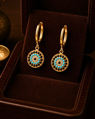 Goodluck Evil Eye DemiFine Earrings - Emma