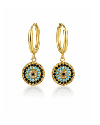 Goodluck Evil Eye DemiFine Earrings - Emma