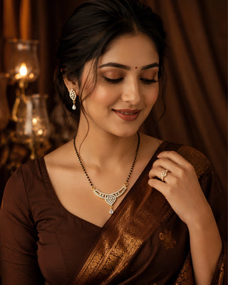 Elegant AD Stone Mangalsutra - Sarla