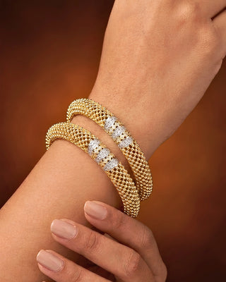 SwissNet Cubic Zircon Bangles - Bandini