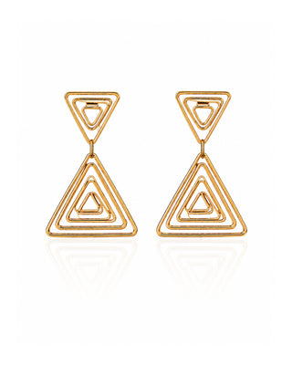Triangle Maze DemiFine Danglers - Timpi