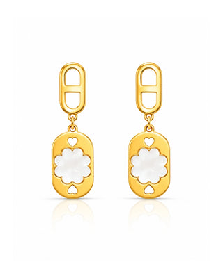 Mother of Pearl Gift to Her Earrings- Aaradhya