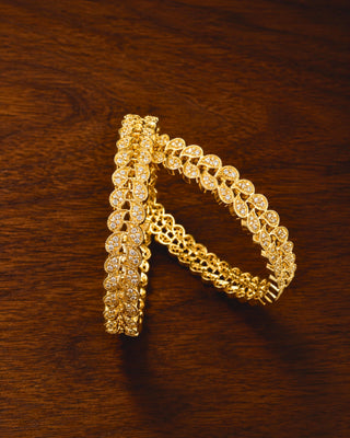 Zevarly Aanya American Diamond Bangle