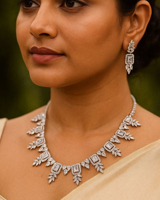 Zevarly Saanvi Senco Design Necklace Set