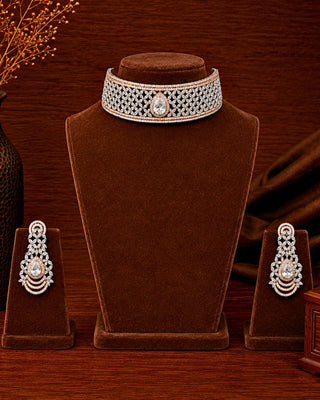 Zevarly Godhuli Necklace Choker Set
