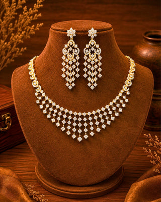 Zevarly Sameesha Timeless Aura Necklace Set
