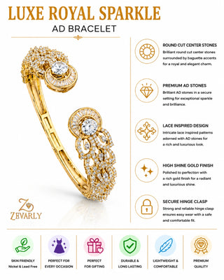 Luxe Royal Sparkle AD Bracelet -Surbhi