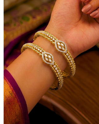 Sparkling Star Marquee Premium Daily Wear Bangles - Vanya