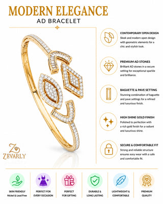 Modern Elegance AD Bracelet -Umaani
