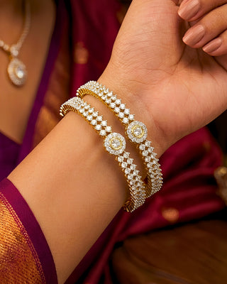 Zevarly Sanidhya AD Bangles