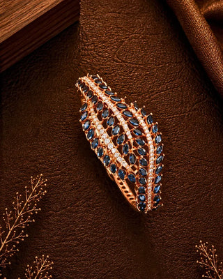 Sapphire Leaf AD Bracelet -Sangya