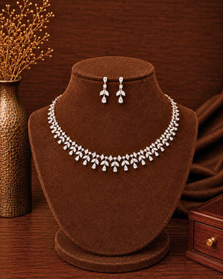 Zevarly Mahira Elite Statement Necklace Set