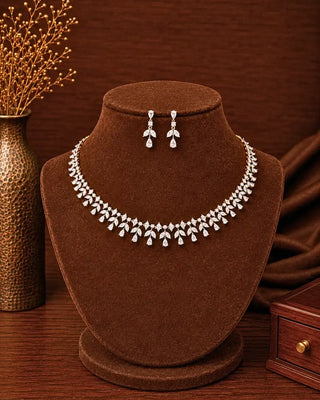 Elite Statement Necklace Set - Aarjita