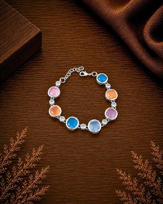 Radiant Artful Multicolor AD Bracelet - Alice