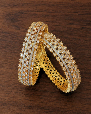 Zevarly Eshita Gold-Plated Bangles
