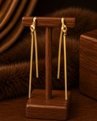 DemiFine Grace Gold ChainEarrings - Shalu