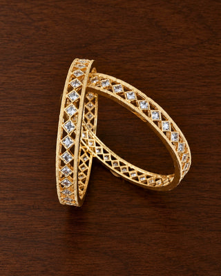 Zevarly Sravya Stylish Ad Pair Bangles