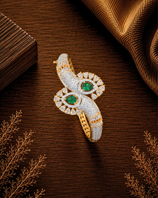 Zevarly Tanu Wide Openable AD Bracelet