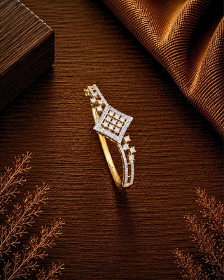 Radiant Square Brilliance AD Bracelet -Nisha