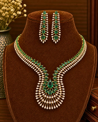 Zevarly Advika Incredibly Modern Necklace Set