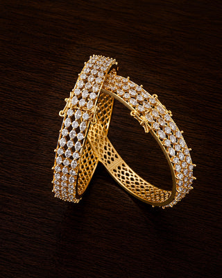 Zevarly Pritha Openable Ad Bangles