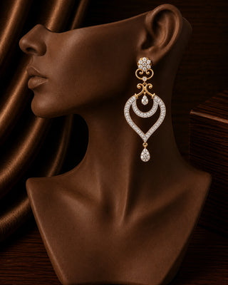 Zevarly Nivisha Ad Earrings