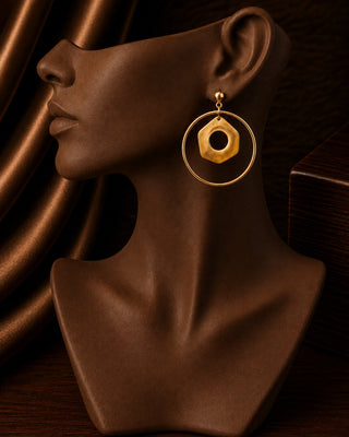 Zevarly Giaara Charm Anti Tarnish Earrings