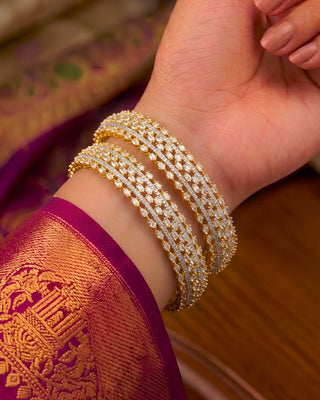 Zevarly Eshita Gold-Plated Bangles