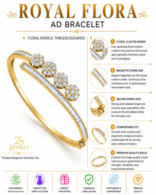 Zevarly Kasish Easy Openable AD Bracelet