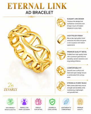 Zevarly Bhoomika Radiance Anti tarnish Bracelet