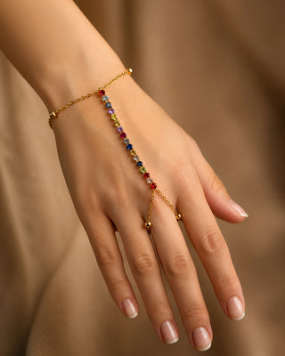 Multi Modern Demi Fine HathPhool - Kishki