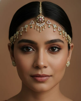 Zevarly Anjali Rajasthani Meenakaari Matha Patti